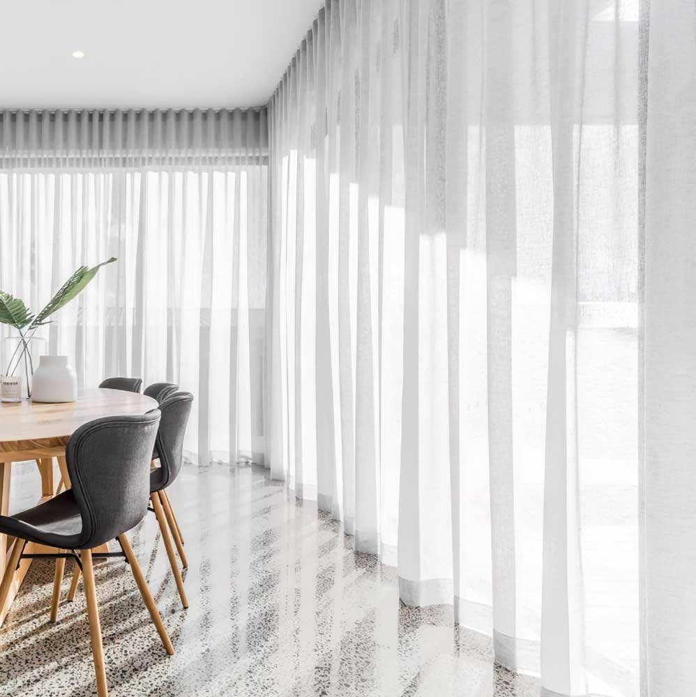 Sheer curtains